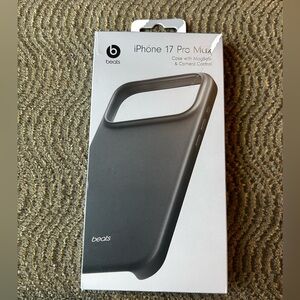 New Beats Black iPhone 17 Pro Max Case with MagSafe